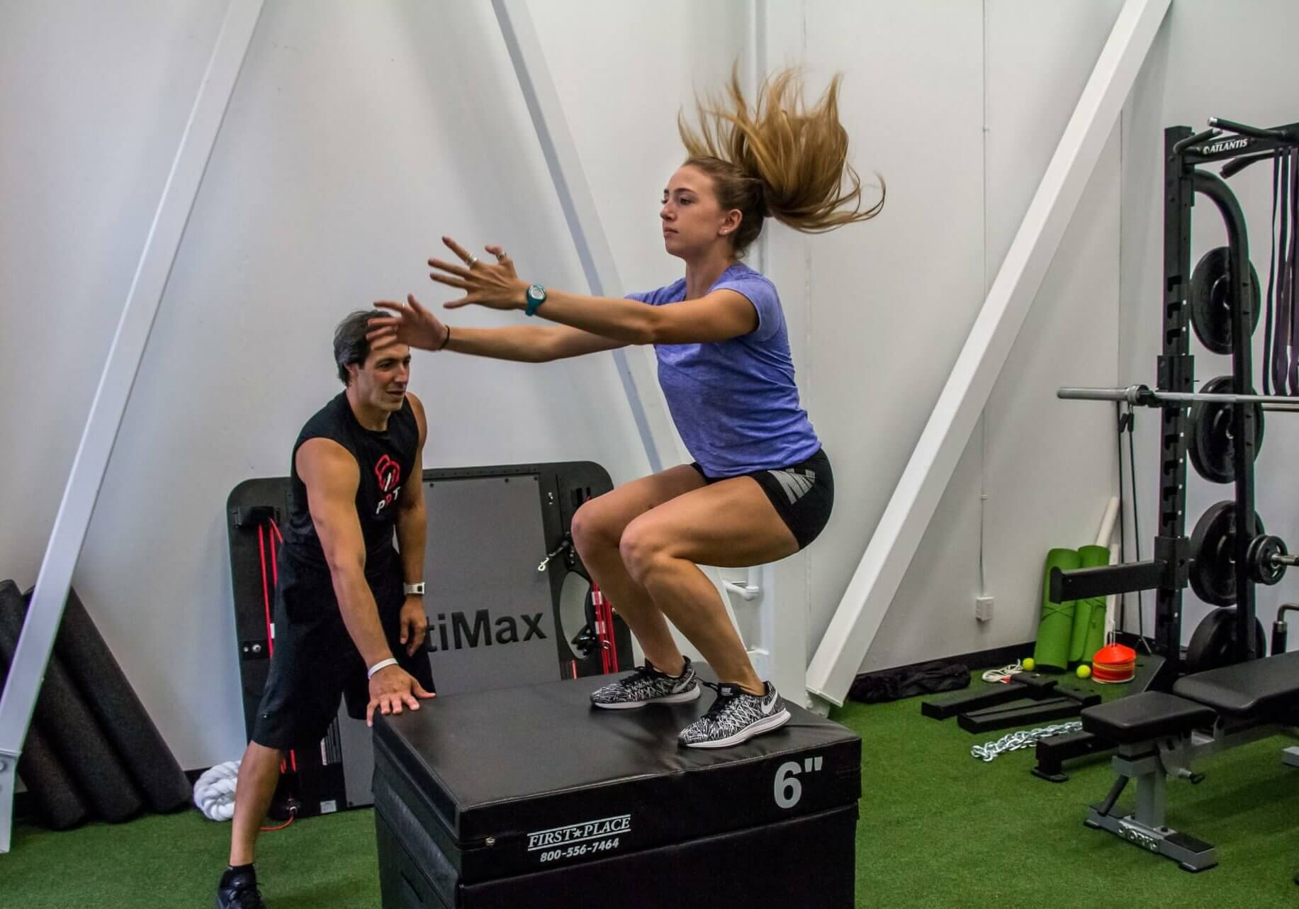 Our Programs - Athlete Development Program OR Our Principals - Jump Hop Bound (Box Jump) -