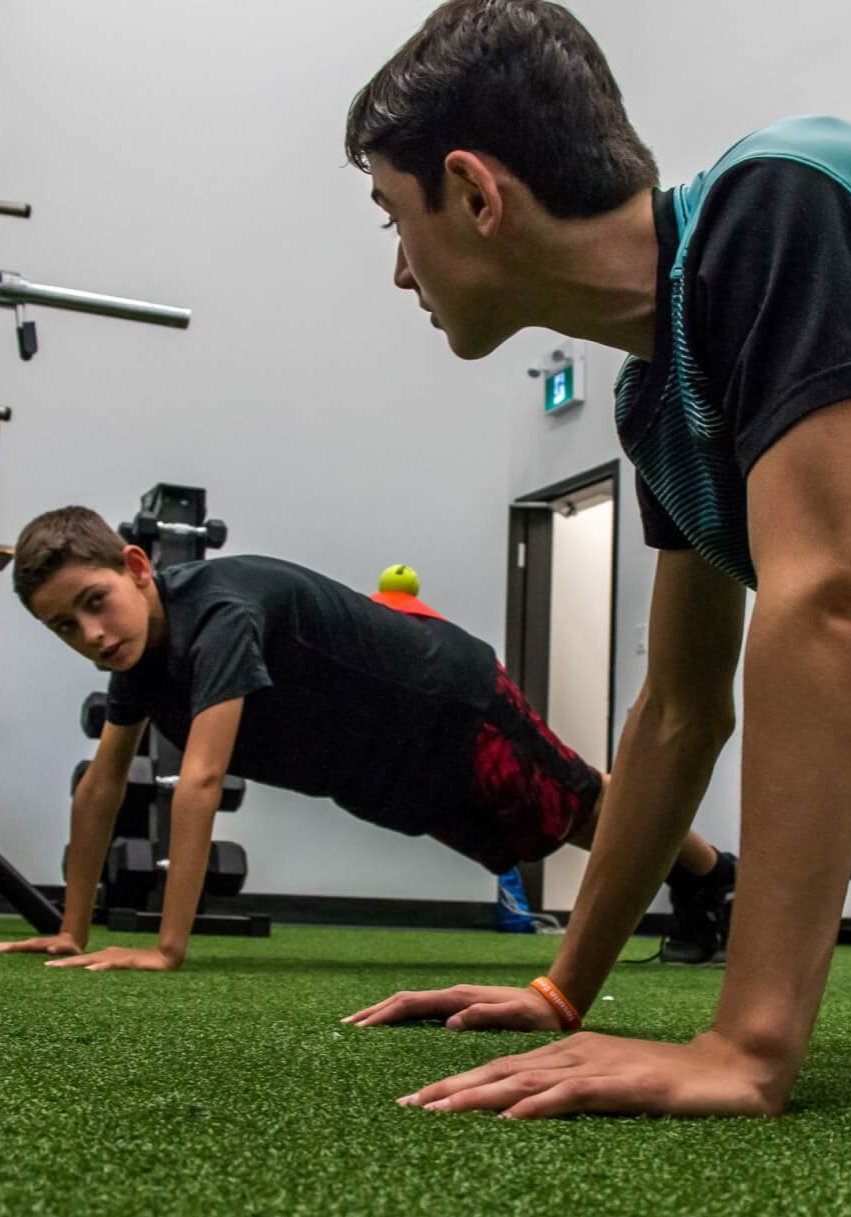 Our Programs - Youth and Teen Functional Training (Front Plank - Group)